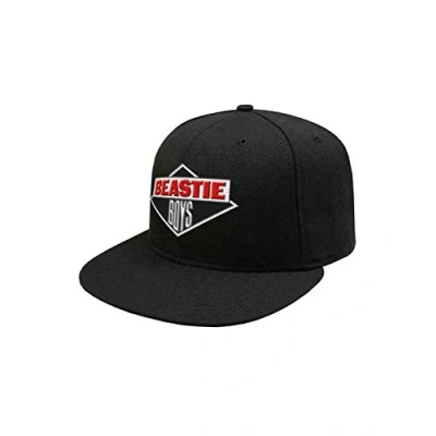 Image of The Beastie Boys Baseball Cap Diamond Band Logo Official Black Strapback Bir boyut