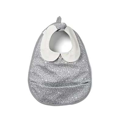 Image of Elodie Details Baby Feeding Bib for and Toddlers, Waterproof with Pocket, Scandinavian Design Monkey Sunrise, Multicolor