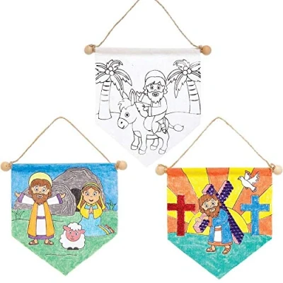Image of Baker Ross Daffodil Mix &amp; Match Decorations Pack of 8, Easter Crafts for Kids (AT584)