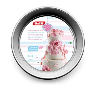 Image of Ibili Cake pan Round/deep 35x7,6 cm, Aluminium, Silver, 35 x 7.6 cm