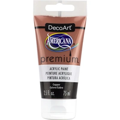 Image of Premium Acrylics Copper Metallic Artist Paint, Acrylic, 3.8 x 13.7 cm
