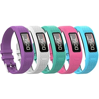 Image of Tyogeephy Band for Garmin Vivofit 1 / Vivofit2, Soft Silicone Replacement Watch Strap 2 Activity Tracker, Small, Large