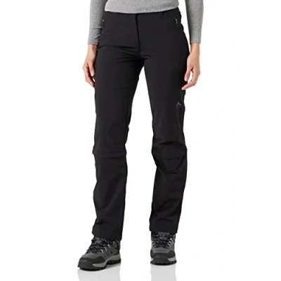 Image of McKINLEY Women Abzipp Mandorak Pants Black, Size 38
