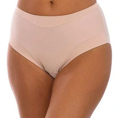 Image of Janira Ladies Best Comfort Slip/Full Brief Invisible Soft &amp; Mark Free on Skin (1031673) (Medium, Dune)