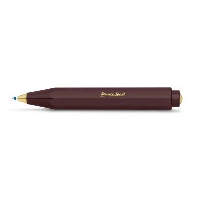 Image of Kaweco CLASSIC SPORT Ball Pen Bordeaux I Retractable Ballpoint with Standard D1 Refills