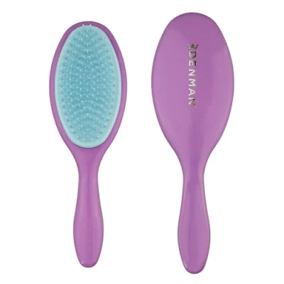 Image of Denman Wet Detangler Shower Hairbrush for Detangling All Hair Types Women, Kids and Men Everyone (Purple) D95