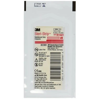 Image of Steri Strip 3M Skin Closures, Small, 30 Count (Pack of 1)