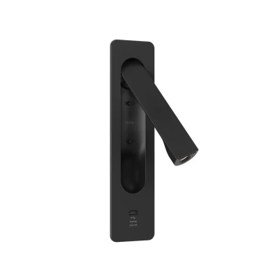 Image of Keta USB C Matt Black Reading Light Astro