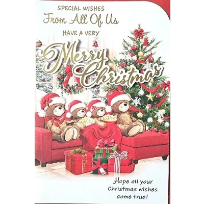 Image of Prelude Special Wishes From All Of Us. Have A Very Merry Christmas Card