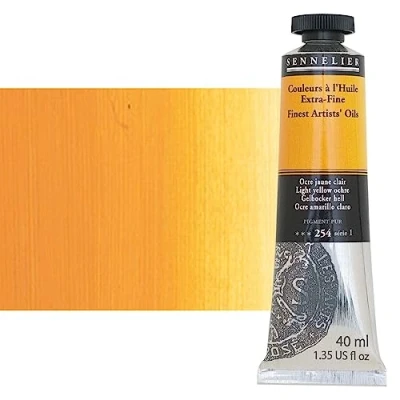 Image of New 40ml Artist Oil Light Yellow Ochre Series 1