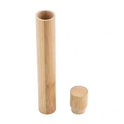 Image of KSTE Toothbrush Holder, Portable Eco Friendly Bamboo Travel Protect Box Holder Storage Case
