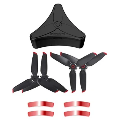 Image of MotuTech Propeller Case for DJI FPV Drone Accessories Storage Box 4 Propellers 5328S (Case + Red)
