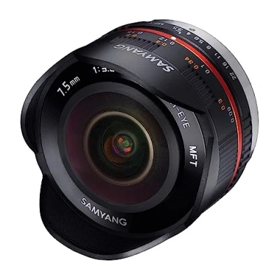 Image of Samyang Fisheye 7.5 mm f/3.5 UMC for Micro 4/3 sensor Four Thirds BLACK