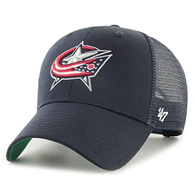 Image of 47 Brand Trucker Cap BRANSON Columbus Blue Jackets navy