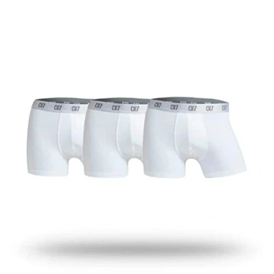 Image of Cr7 Cristiano Ronaldo Men&#039;s Boxer Shorts, White, S UK