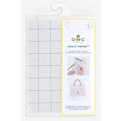 Image of DMC Magic Paper mediuma4 Water Soluble Sheet, Paper, White, 21 x 0.02 29.5 cm