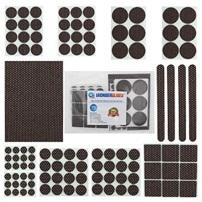Image of 106pcs Assorted Self Adhesive Slip Resistant Felt Pads Sticky Floor Protectors For Furniture Chair Table Feet By Lifeswonderful®