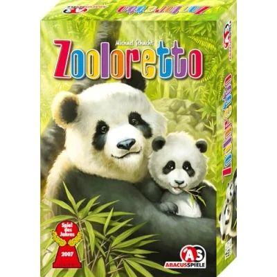 Image of ABACUSSPIELE 03231 Zooloretto Game of the Year 2007 Board Game, Family Blue, Green, Brown, Beige