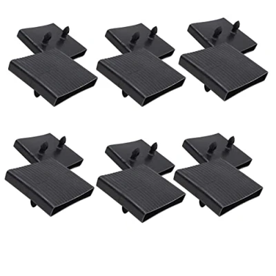 Image of WANGCL 6PCS Bed Slat Centre Caps Holders For Replacement Plastic Holders, Single And Double Beds 65mm x 9mm Black