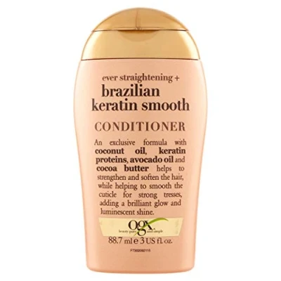 Image of OGX Ever Straightening + Brazilian Keratin Smooth Travel Size Conditioner 88.7 ml
