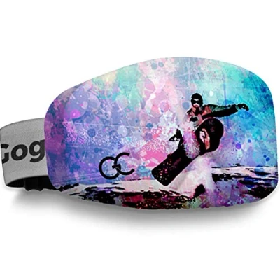 Image of GogglesCover Snowboard goggles cover, protective, watercolour grunge design