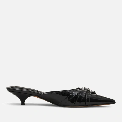 Image of Marc Jacobs Women&#039;s The Emma Leather Kitten Heels UK 3