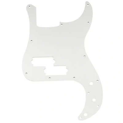 Image of Musiclily Pro 13 Hole Aluminum P Bass Pickguard for Fender American Standard Precision Bass, Original Color