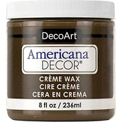 Image of Deco Art Americana Decor Creme Wax 8 Oz Deep Brown