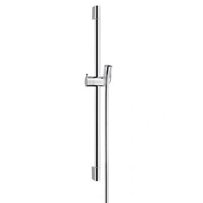 Image of hansgrohe Unica&#039;C shower rail 0.65 m and hose, chrome