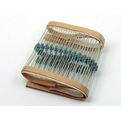 Image of POPESQ® 100 pcs. x Resistor 27 KOhm (27K) 0.6W (Suitable also as 0.25W or 0.5W) Metal film (1%) #A2433
