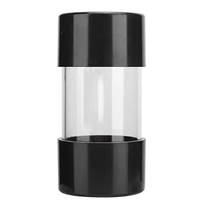 Image of Bewinner Computer Water Cooling Tank, 100mm Transparent Cylindrical CPU PC Cooler G1 / 4 Thread Reservoir, Radiator Kit