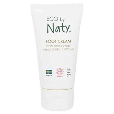 Image of Eco by Naty, Foot Cream, 100% Plant Derived Ingredients with 0% Perfume, Hypoallergenic and Dermatologically Tested, 50 ml Tube