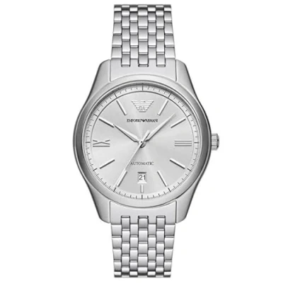 Image of Emporio Armani Men&#039;s Analog Automatic Watch with Stainless Steel Strap AR60076
