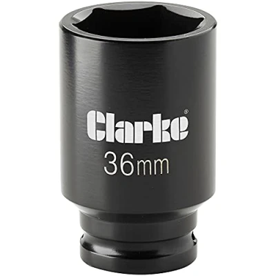Image of Clarke CIS36 36mm Deep Impact Socket 1/2&quot; Square Drive