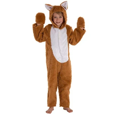 Image of Charlie Crow Fox Costume for kids 7 9 Years