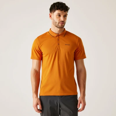Image of Regatta Men&#039;s Quick Drying Maverick V Active Polo Shirt Fox Ash, Size: XXL