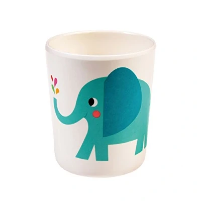Image of dotcomgiftshop Children&#039;s Elvis The Elephant Melamine Beaker