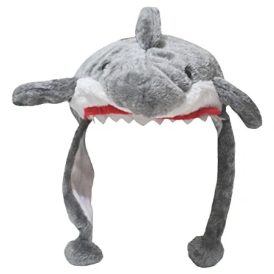 Image of Petitebelle Grey Shark Hat (One Size)