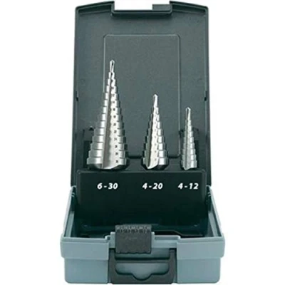 Image of Craft Pro By Presto 9S120SET1 High Speed Steel Step Drill Set, 4.00mm 30.00mm Diameter, 3 Pieces