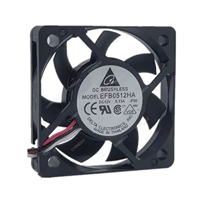 Image of CYRMZAY Compatible For Delta EFB0512HA 12V 0.15A 5010 5cm CPU 3 Wire cooling fan