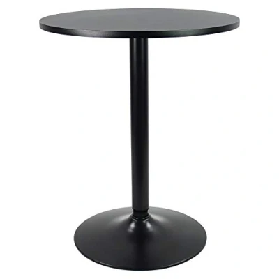 Image of KKTONER Round Bar Table 60CM Top for Cocktail Pub Coffee Tea Dining Bistro outdoor (74CM H)
