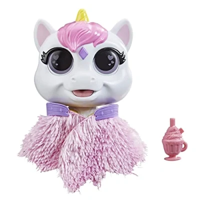 Image of FurReal Airina the Unicorn Color Change Interactive Feeding Toy, Lights and Sounds, Ages 4 up