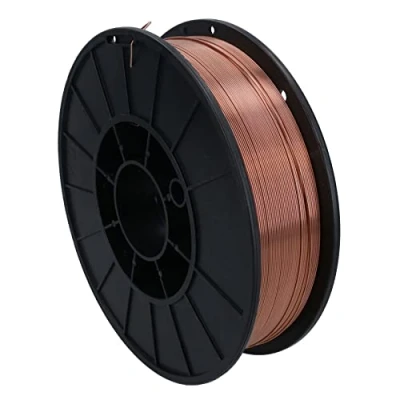Image of 0.6mm Mild Steel Mig Welding Wire Spool Gas Argon CO2 5kg Reel Copper Coated