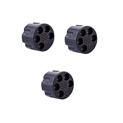 Image of Guyker 3Pcs Guitar Potentiometer Control Knobs for 6mm(0.24) Dia. Shaft Pots Knurled Volume and Audio Switch Knob Replacement Electric or Precision Bass Zinc alloy, black