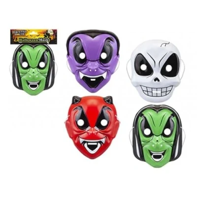 Image of SRV Hub 1x Random Halloween Kids Plastic Face Mask