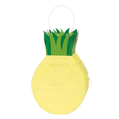 Image of Unique 20976 Mini Pineapple Pinata Favour Decoration, Multicolour