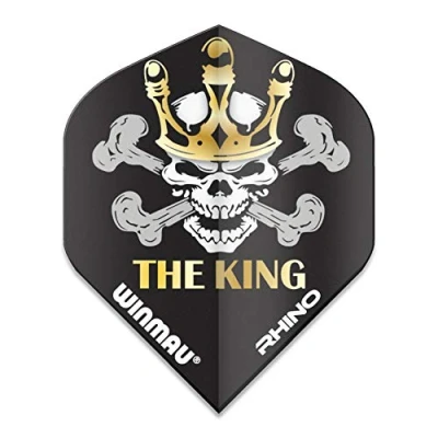 Image of WINMAU Rhino Mervyn King &#039;The King&#039; Dart flights 1 set per pack (3 in total)