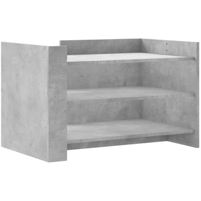 Image of vidaXL Coffee Table Concrete Grey 80x50x50 cm Engineered Wood