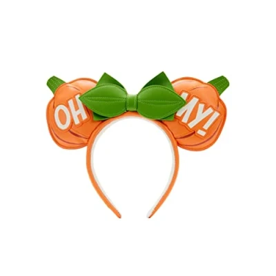 Image of Loungefly Disney Pumpkin Minnie Oh My Ears Headband