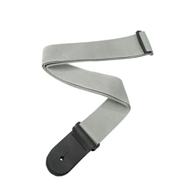 Image of D&#039;Addario Accessories Guitar Strap Electric Strap, Acoustic &amp; Bass Polypropylene Silver